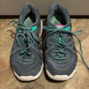 Nike Athletic Shoes - Dark Gray and Teal